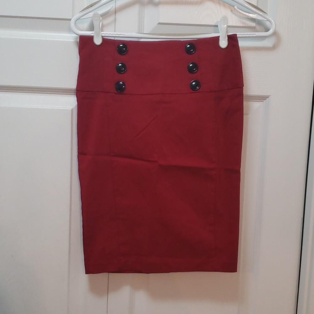 Red Mini Skirt